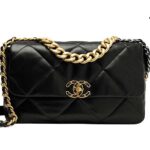 Túi Chanel 19 Large Size 30 Flap Bag Black Lambskin GHW sang trọng