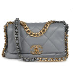 Túi Chanel 19 Medium Size 26 Flap Bag Grey Lambskin GHW sang trọng
