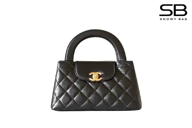 Túi Chanel 2023 Mini Shopping Kelly Black Calfskin 19CM Màu Đen sang trọng