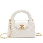 Túi Chanel 2023 Mini Shopping Kelly White Calfskin Màu Trắng 19CM sang trọng