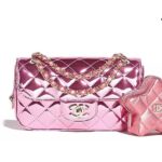 Túi Chanel 24C Mini Flap Bag with Star Coin Purse Pink 19CM Hồng sang trọng