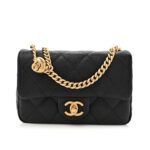 Túi Chanel 24P Mini Sweetheart Crush Flap Bag Black Caviar sang trọng