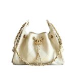 Túi Chanel 25 Mini Hobo Handbag Cream Caviar Màu Kem sang trọng
