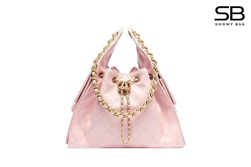 Túi Chanel 25 Small Handbag Pink Caviar Size 30 Màu Hồng sang trọng