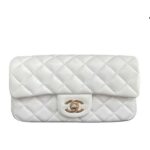 Túi Chanel Ball Crush Mini Flap Bag White Lambskin Size 20 sang trọng