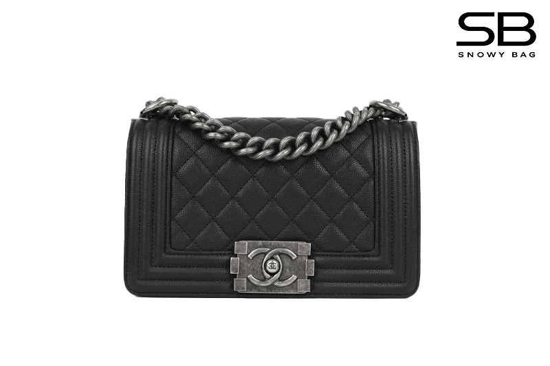 Túi Chanel Boy Small Black Caviar SHW sang trọng và đẳng cấp
