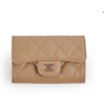 Túi Chanel Classic Flap Card Holder Caramel Caviar GHW sang trọng