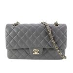 Túi Chanel Classic Medium Grey Lambskin GHW Size 25 Màu Xám sang trọng