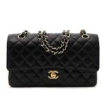 Túi Chanel Classic Small Black Caviar GHW Đen Khóa Vàng sang trọng