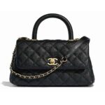 Túi Chanel Coco Small Bag 9.5 Flap Black Caviar GHW 24CM Màu Đen sang trọng