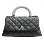 Túi Chanel Coco Small Bag 9.5 Flap Black Caviar SHW 24CM Màu Đen sang trọng