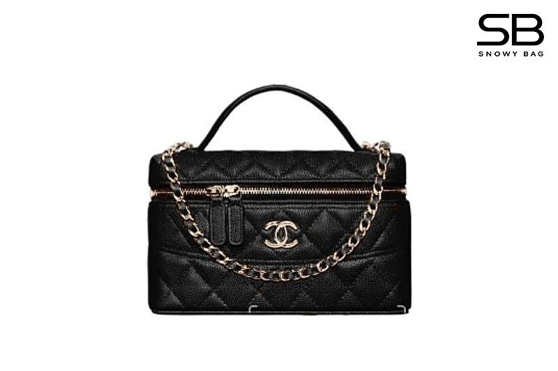 Túi Chanel LP Vanity with Chain Black Caviar sang trọng và đẳng cấp