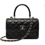 Túi Chanel Trendy Mini Black Lambskin 20CM Màu Đen Da Cừu sang trọng