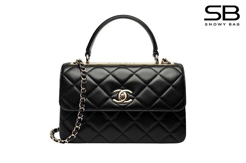 Túi Chanel Trendy Small Black Lambskin 25CM Màu Đen sang trọng và thanh lịch