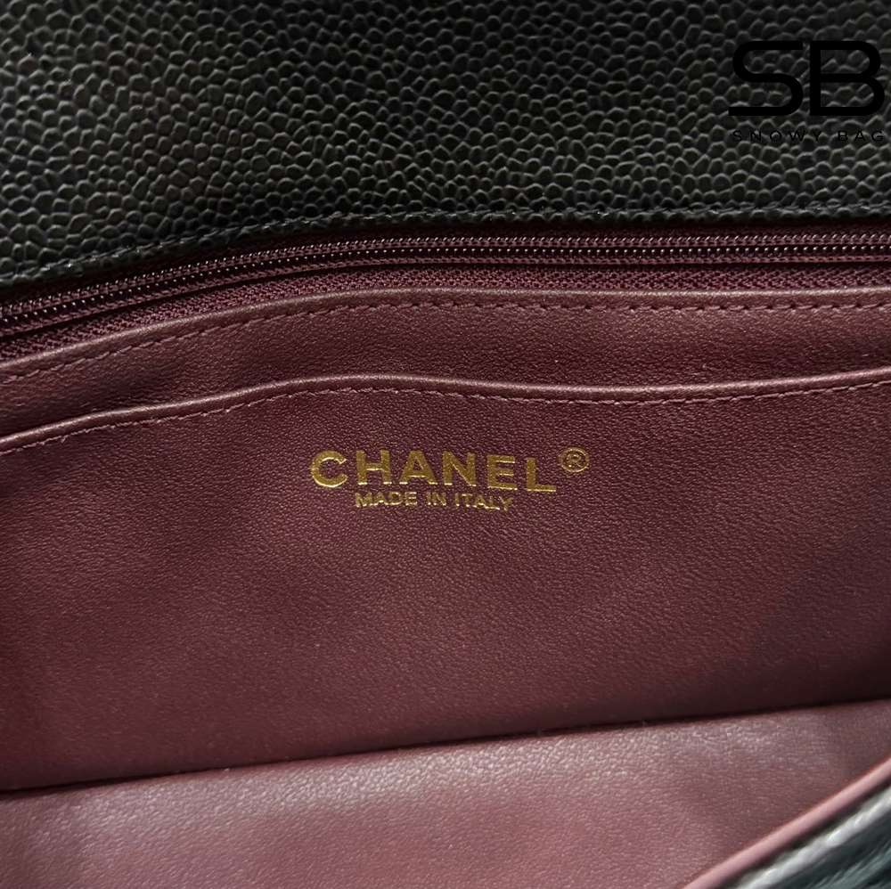 Túi Chanel Túi Chanel Classic Mini 8 Black Caviar GHW 20CM Đen Khóa Vàng