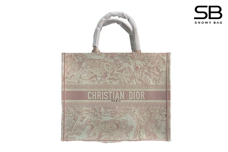 Túi Dior Book Tote Large Pink Tiger Size 41 Màu Hồng sang trọng và thời thượng