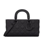 Túi Dior Medium Lady D-Joy Black Matte Calfskin Đen sang trọng