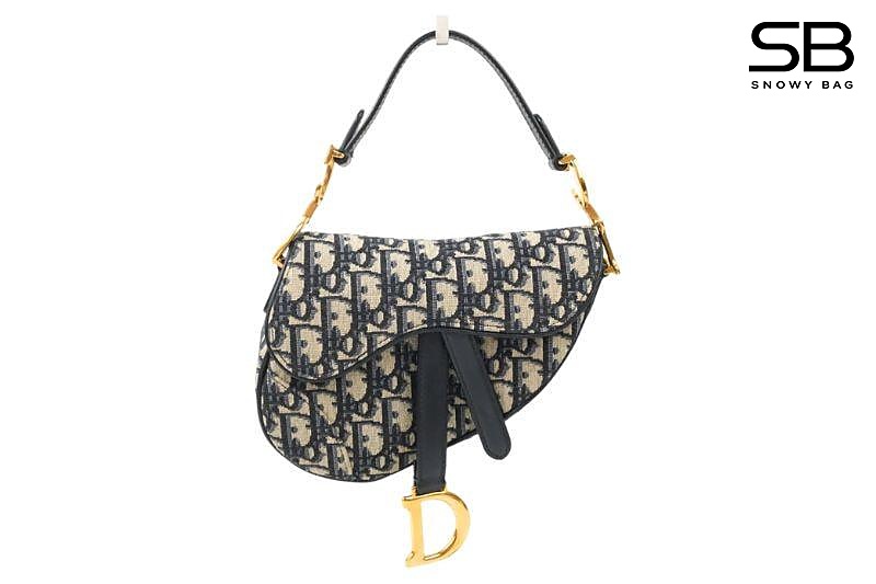 Túi Dior Mini Saddle Bag Blue Oblique Size 21 sang trọng và thời thượng