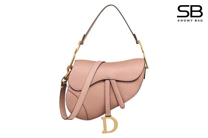 Túi Dior Saddle Blush Pink Grain Calfskin Màu Hồng sang trọng và thời thượng