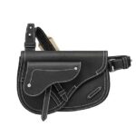 Túi Dior Saddle Pouch Black Calfskin Đen 24CM sang trọng và tinh tế