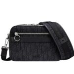 Túi Dior Safari Messenger Bag Black Canvas and Leather sang trọng