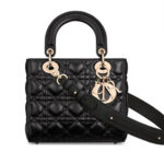 Túi Dior Small Lady Black Cannage Lambskin 20CM Đen sang trọng và tinh tế