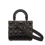 Túi Dior Small Lady Black Diamond Calfskin Màu Đen sang trọng