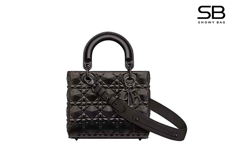 Túi Dior Small Lady Black Diamond Calfskin Màu Đen sang trọng