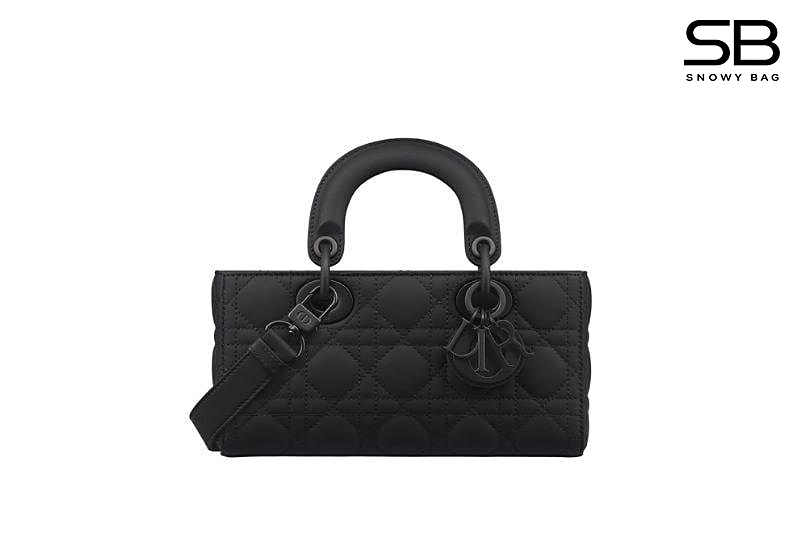Túi Dior Small Lady D-Joy Matte Black Calfskin Màu Đen sang trọng