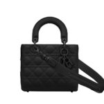 Túi Dior Small Lady Dior Black Ultramatte Calfskin Đen sang trọng, tinh tế