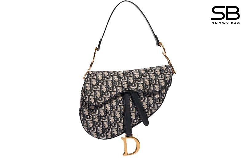 Túi Dior Small Saddle Bag Blue D Oblique Size 25 sang trọng và phong cách