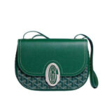 Túi Goyard 233 Bag Green Goyardine Canvas And Calfskin Xanh Lá