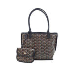 Túi Goyard Anjou Mini Reversible Bag Goyardine và Leather Đen sang trọng
