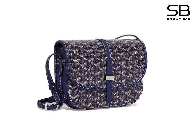 Túi Goyard Belvédère PM Navy Blue Goyardine Canvas màu xanh navy sang trọng