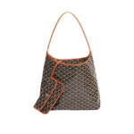 Túi Goyard Bohème Hobo Goyardine Canvas Black and Tan Đen Nâu sang trọng