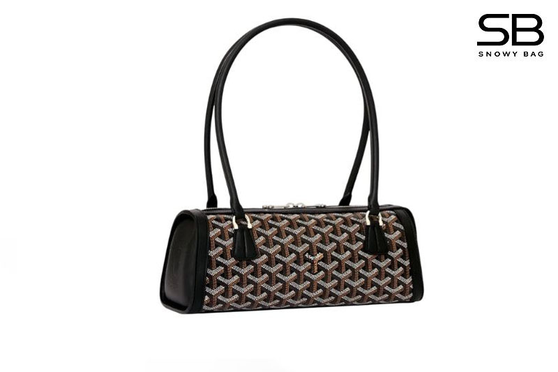 Túi Goyard Bonbonnière Bag Black Goyardine Canvas Màu Đen sang trọng