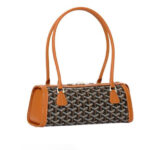 Túi Goyard Bonbonnière Bag Black Tan Goyardine Canvas Nâu Đen sang trọng