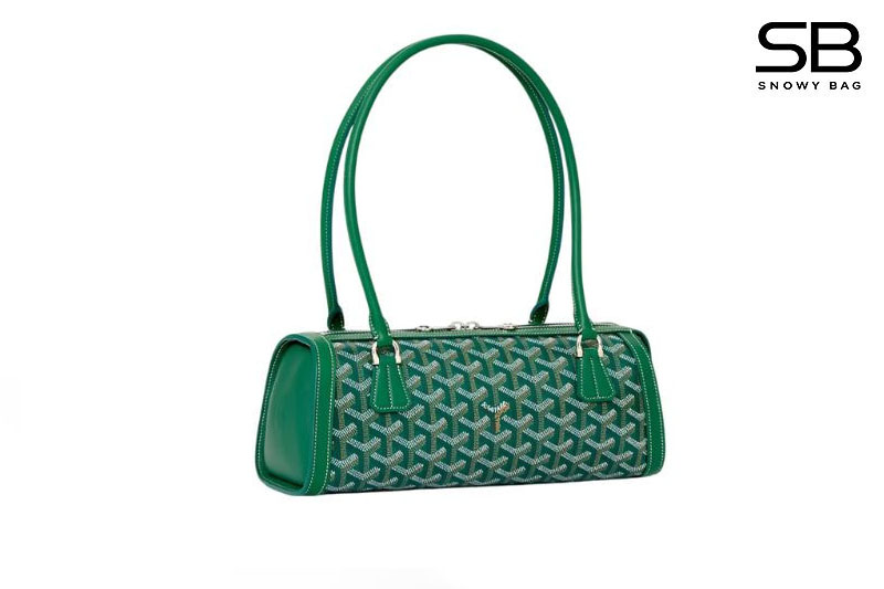 Túi Goyard Bonbonnière Bag Green Goyardine Canvas Xanh Lá sang trọng
