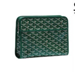 Túi Goyard Jouvence Toiletry Clutch Bag MM Màu Xanh Lá sang trọng
