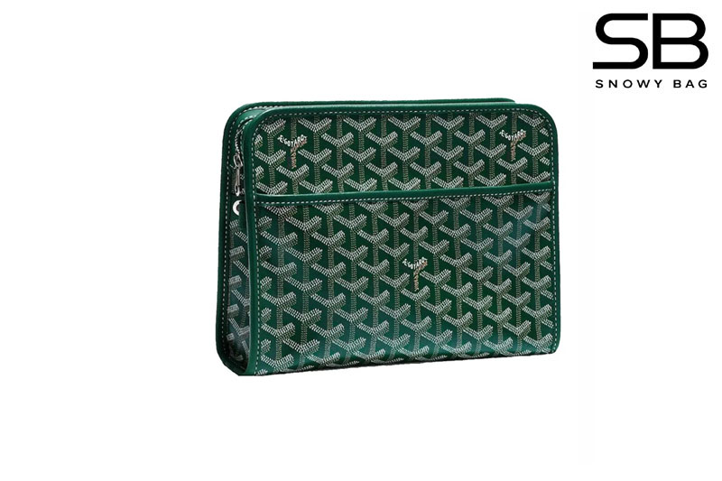 Túi Goyard Jouvence Toiletry Clutch Bag MM Màu Xanh Lá sang trọng