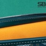 Túi Goyard Jouvence Toiletry Clutch Bag MM màu xanh lá, thiết kế sang trọng