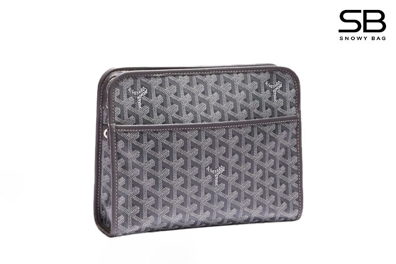 Túi Goyard Jouvence Toiletry Clutch Bag MM màu xám sang trọng