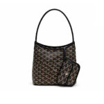 Túi Goyard Mini Bohème Hobo Goyardine Canvas Black màu đen sang trọng