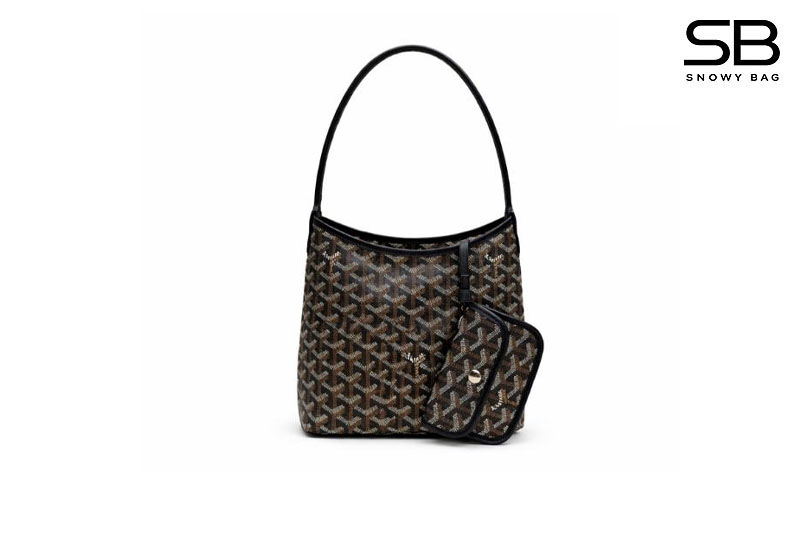 Túi Goyard Mini Bohème Hobo Goyardine Canvas Black màu đen sang trọng