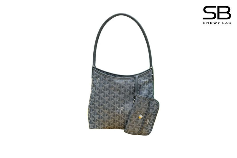 Túi Goyard Mini Bohème Hobo Goyardine Canvas Grey màu xám sang trọng