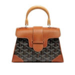 Túi Goyard Saigon Souple Mini Black And Tan Đen Nâu sang trọng