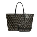 Túi Goyard Saint Louis PM Tote Bag Black Canvas Màu Đen sang trọng