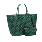 Túi Goyard Saint Louis PM Tote Green Bag Canvas Màu Xanh Lá sang trọng