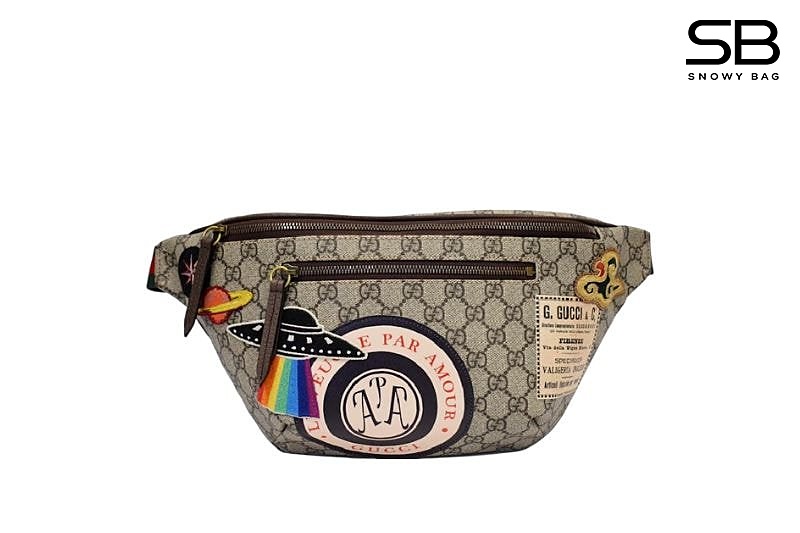 Túi Gucci Courrier Waist Bag GG Supreme Beige Màu Be sang trọng và thời thượng