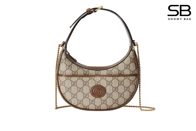 Túi Gucci GG Half Moon Sharp Mini Bag GG Supreme 22CM sang trọng và thời thượng